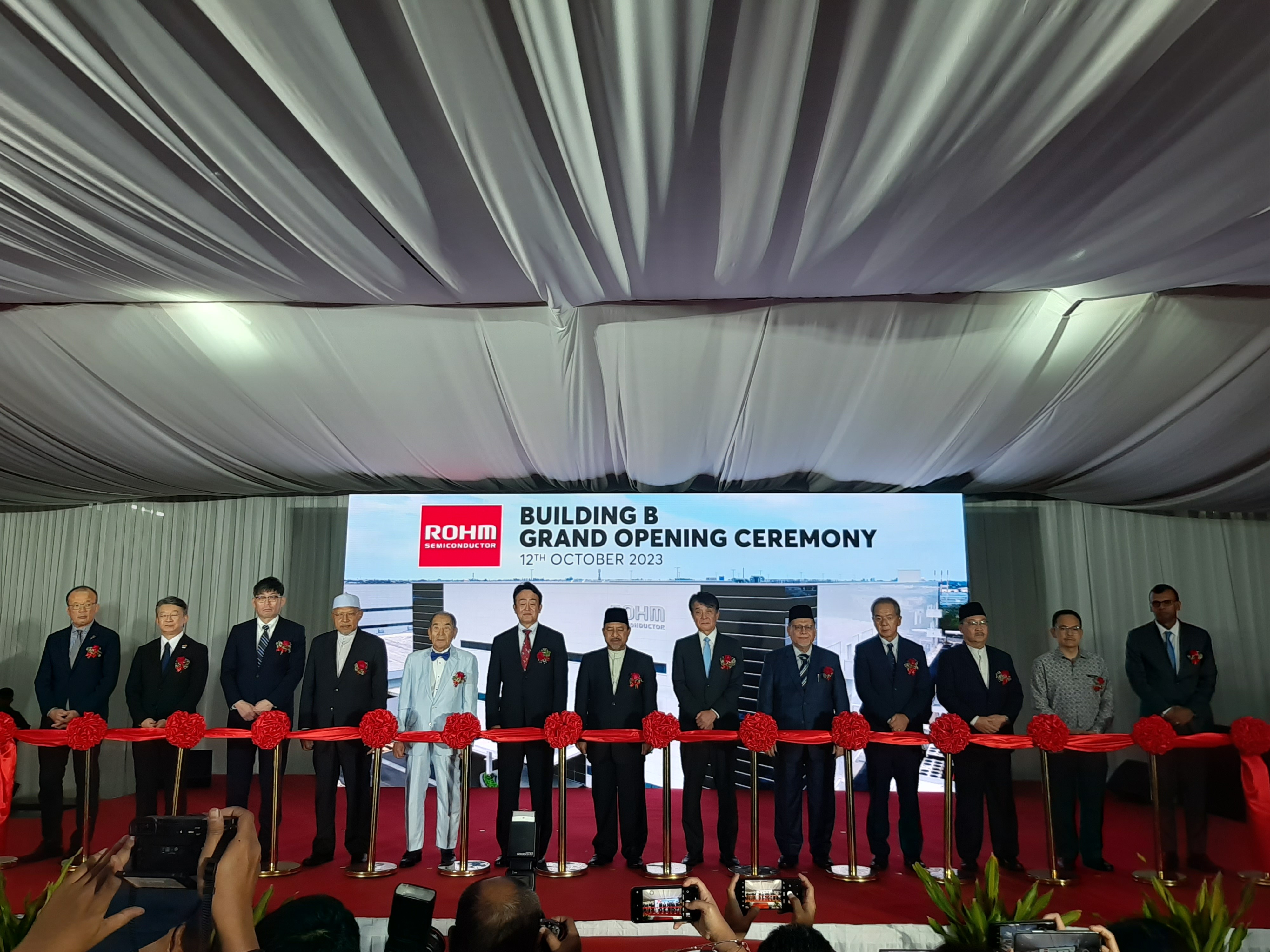 12 October 2023 - ROHM-Wako Electronics (Malaysia) Sdn Bhd Factory Building B Opening Ceremony