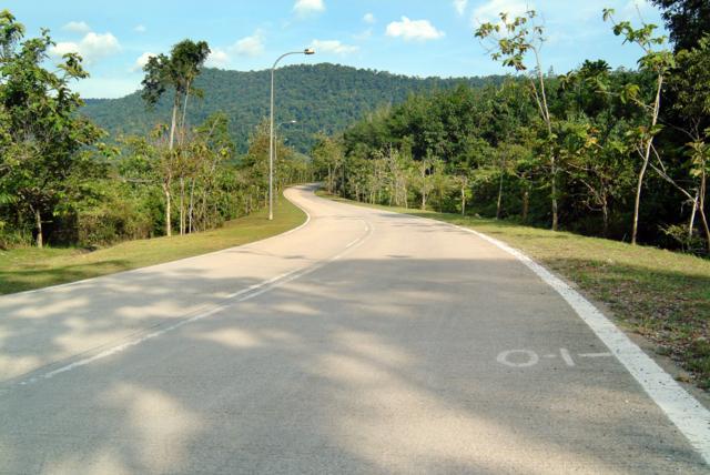 Concrete Road from Kampong Kubang Badak to Telok Datai, Pulau Langkawi , Kedah
