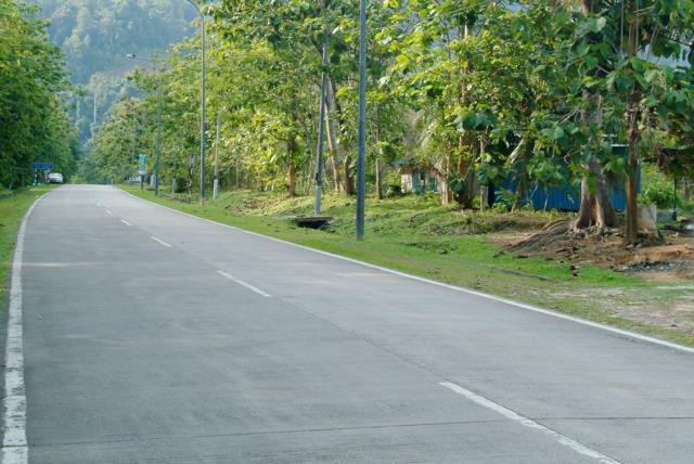 Concrete Road from Kampong Kubang Badak to Telok Datai, Pulau Langkawi , Kedah