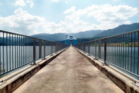 Construction of Bekok Dam, Yong Peng, Johor